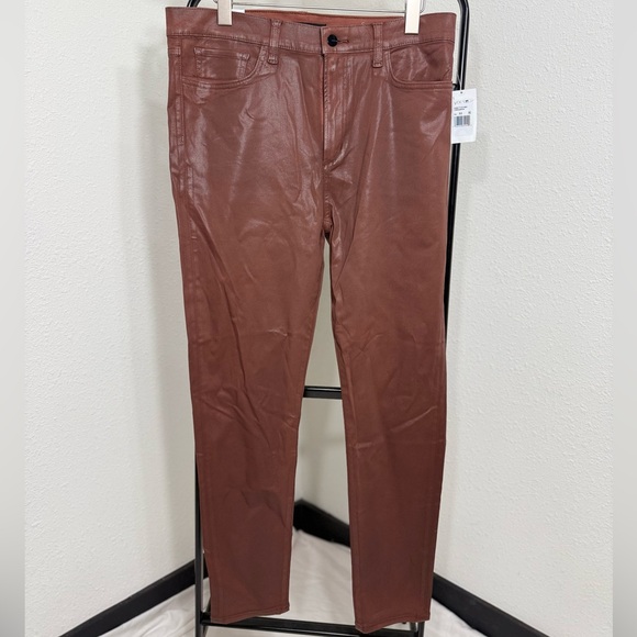 Joe's Jeans Pants - Joe's Jeans The Charlie Cinnamon Faux Leather Pants NWT